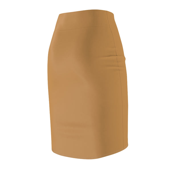 Gold Women's Pencil Skirt