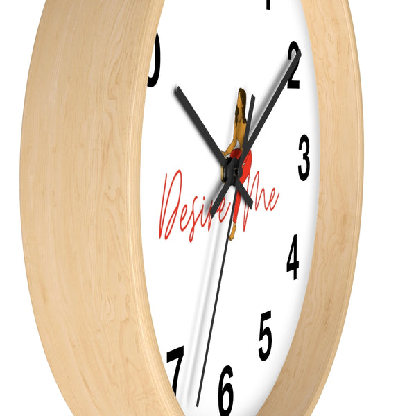 Desire Me Wall clock