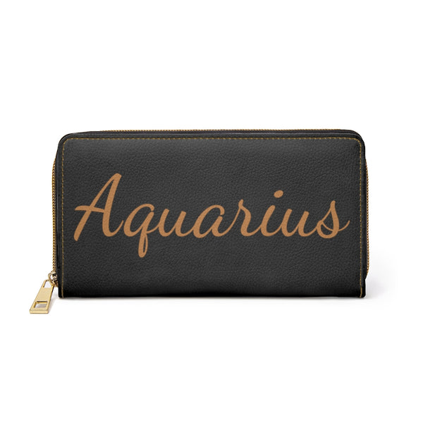 Aquarius Zipper Wallet