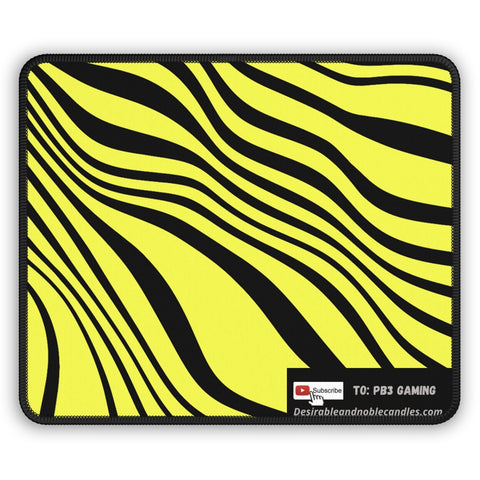 Yellow & Black Gaming Mouse Pad