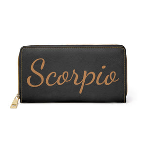 Scorpio Zipper Wallet