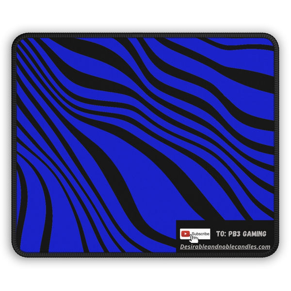 Blue & Black Gaming Mouse Pad