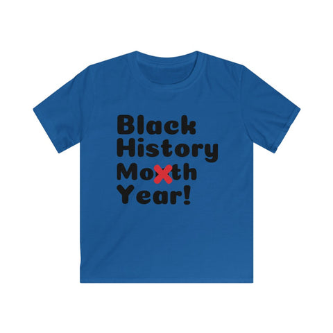 Black history year Kids Softstyle Tee