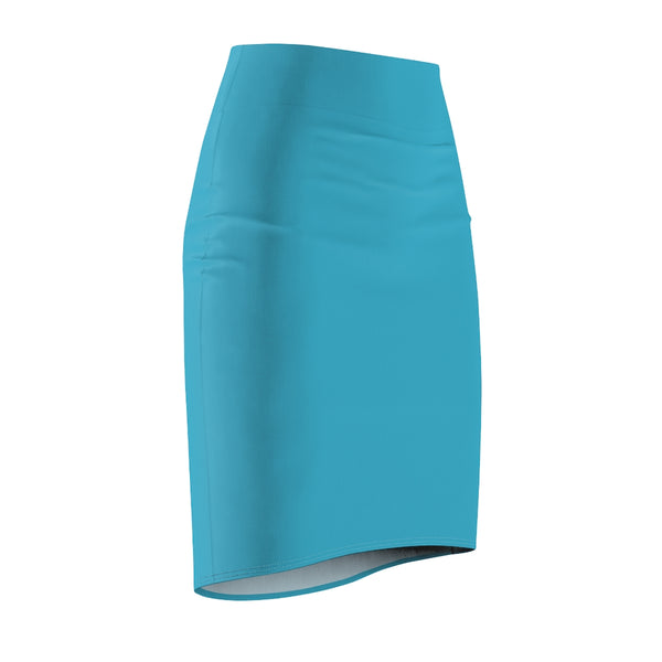 Teal Women's Pencil Skirt