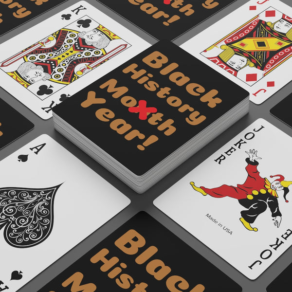 Black history year Custom Poker Cards