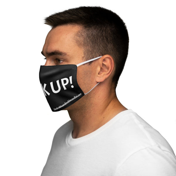 Back up Snug-Fit Polyester Face Mask