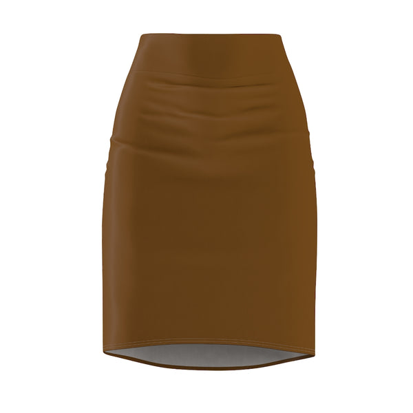 Brown Women's Pencil Skirt