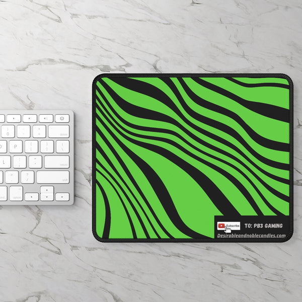 Green & Black Gaming Mouse Pad