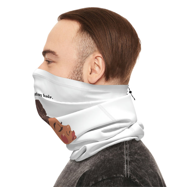 Winter Neck Gaiter With Drawstring