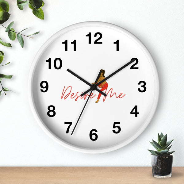 Desire Me Wall clock