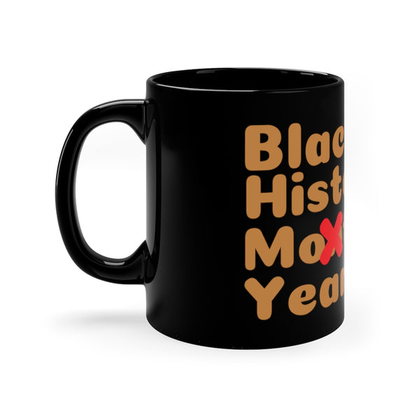 Black history year 11oz Black Mug