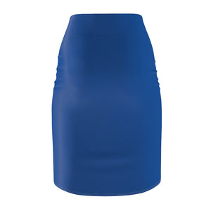 Blue Women's Pencil Skirt