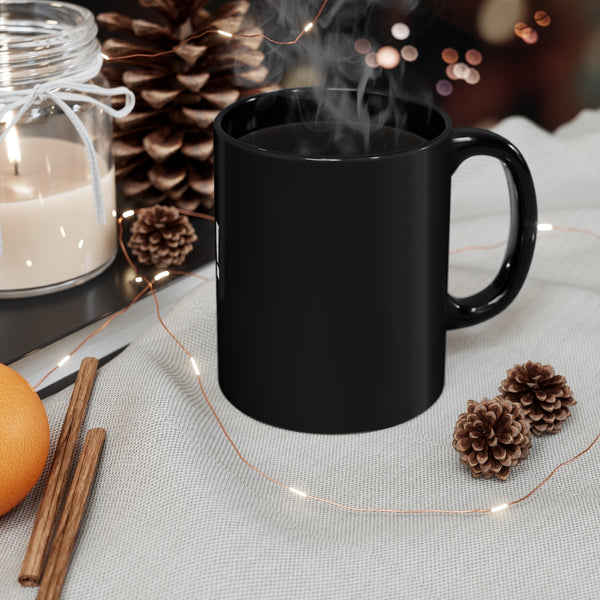 Back up 11oz Black Mug