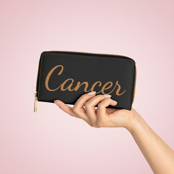 Cancer Zipper Wallet