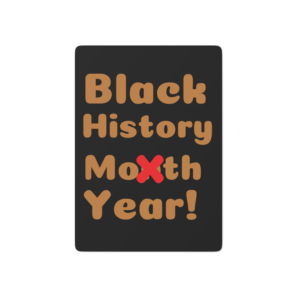 Black history year Custom Poker Cards