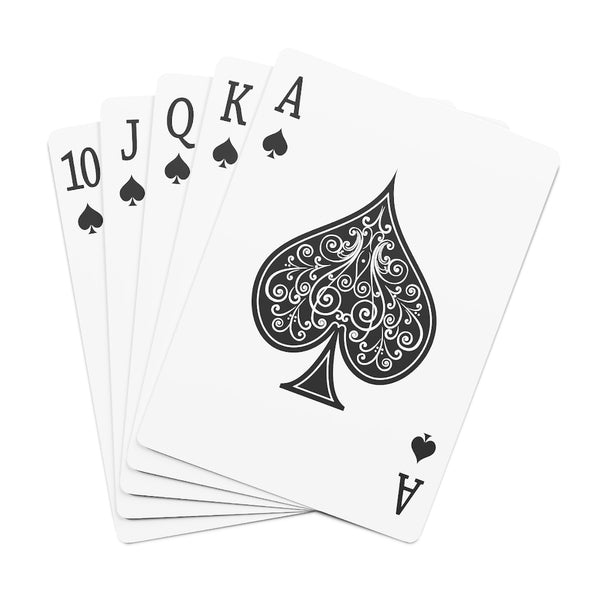 Desire Me White Custom Poker Cards