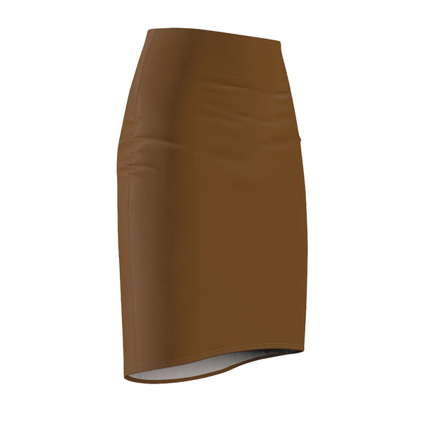 Brown Women's Pencil Skirt