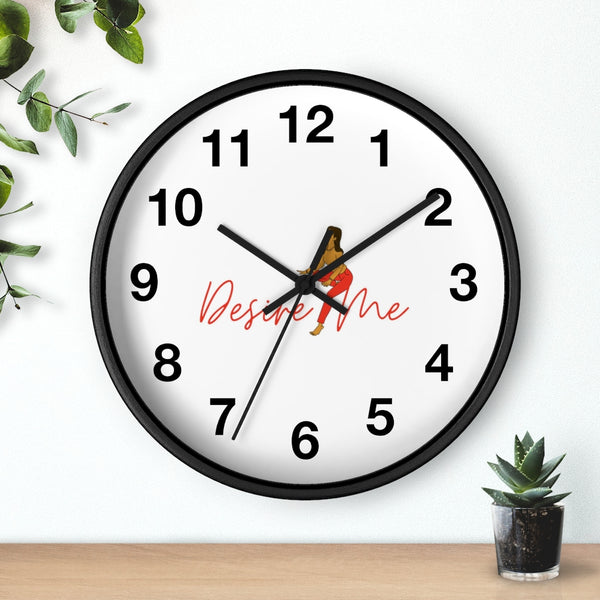 Desire Me Wall clock