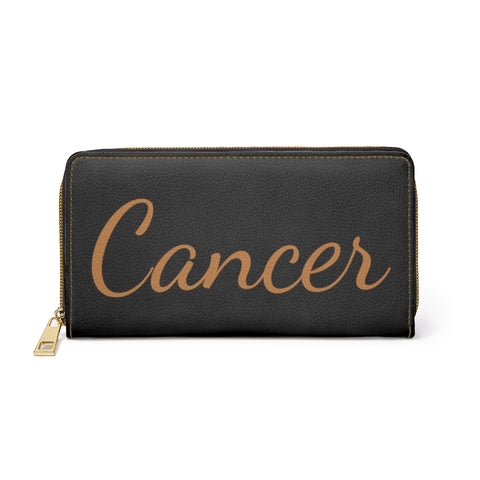 Cancer Zipper Wallet