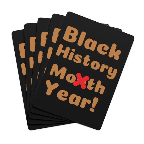 Black history year Custom Poker Cards