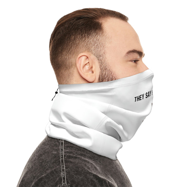 Winter Neck Gaiter With Drawstring