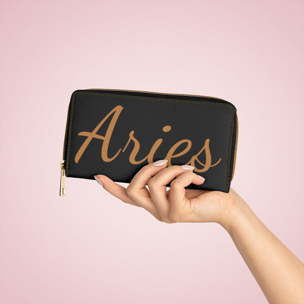 Aries Zipper Wallet