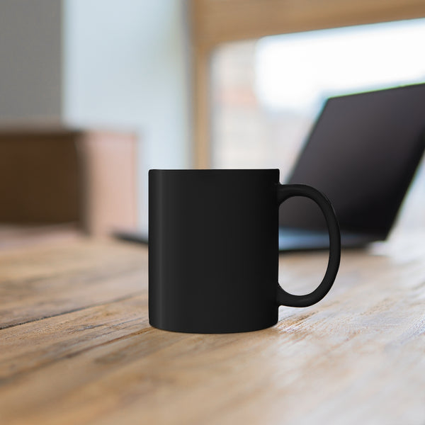 Back up 11oz Black Mug