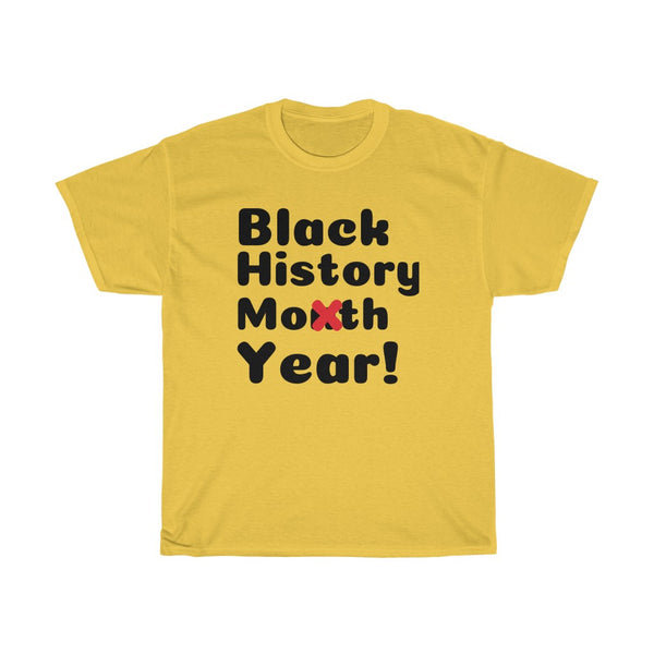 Black history year Unisex Heavy Cotton Tee