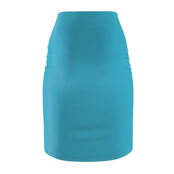 Teal Women's Pencil Skirt