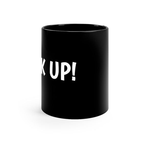 Back up 11oz Black Mug